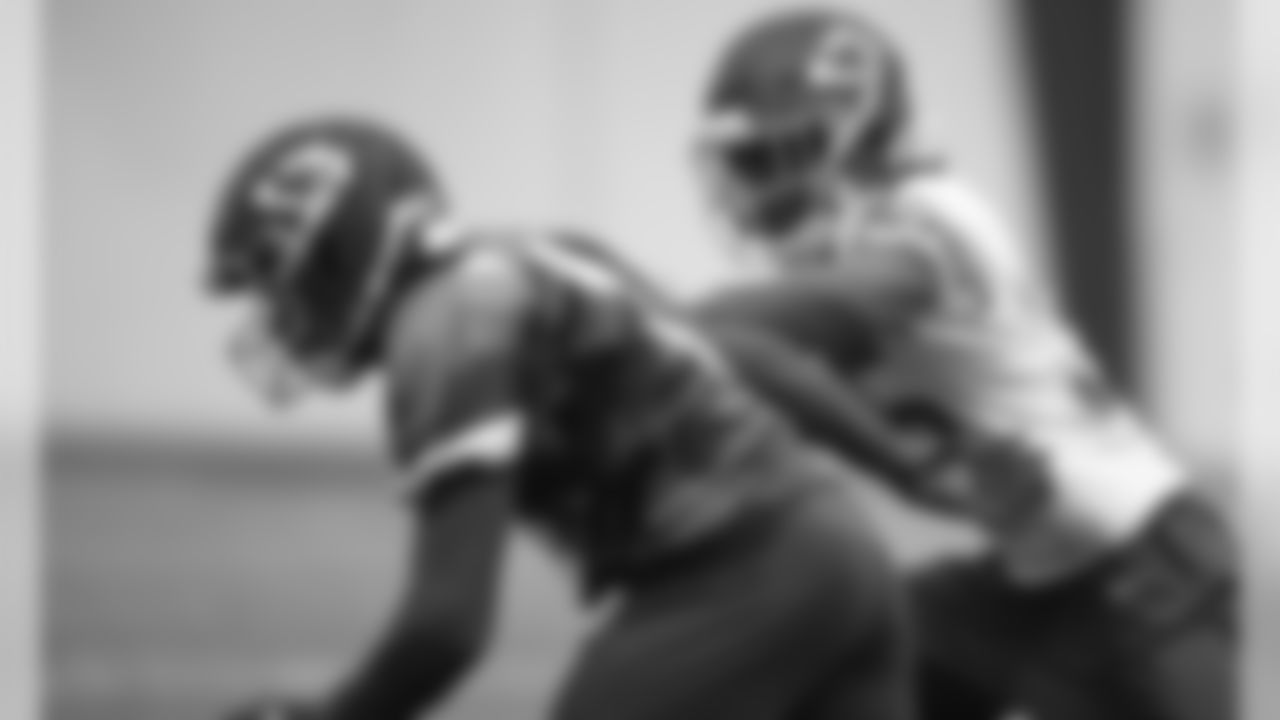 The Kansas City Chiefs practice in preparation for Sundays game against the Minnesota Vikings.