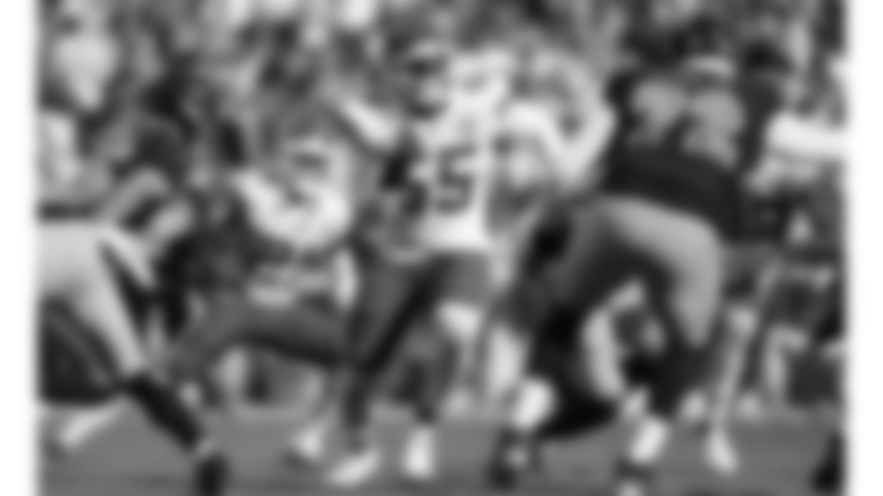 Kansas City Chiefs defensive end Frank Clark (55) during an NFL football game against the Washington Football Team, Sunday, October 17, 2021 at FedExField.