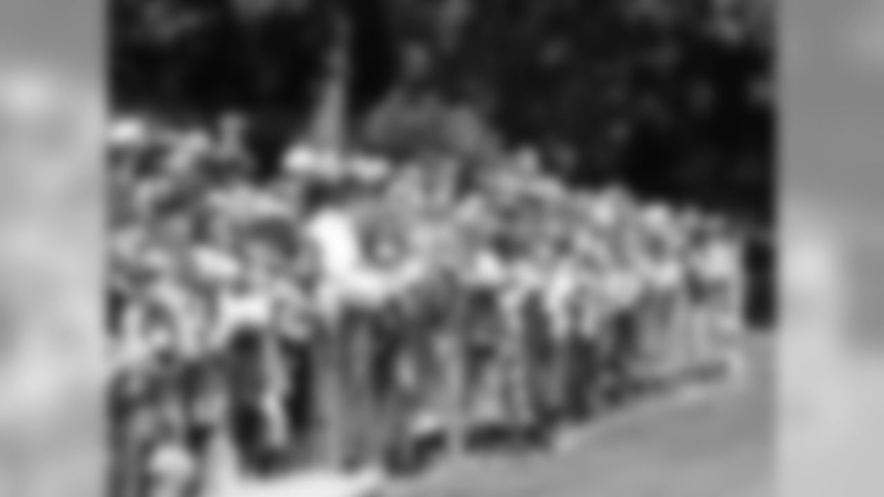 Fans during practice 7/28/18 at Chiefs Training Camp at Missouri Western State University in St Joseph, Missouri
