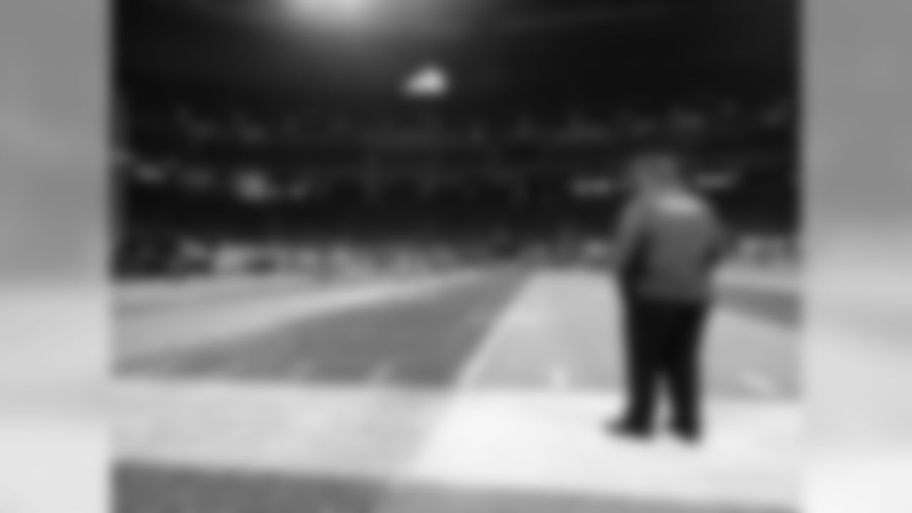 Andy Reid in action on 8/17/18 during Chiefs at Falcons in Mercedes-Benz Stadium.
