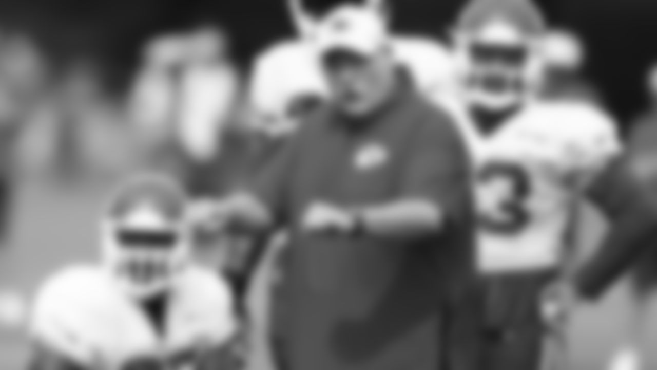 Kansas City Chiefs Head Coach Andy Reid during a 2019 Training Camp practice at Missouri Western State University in St. Joseph, MO.