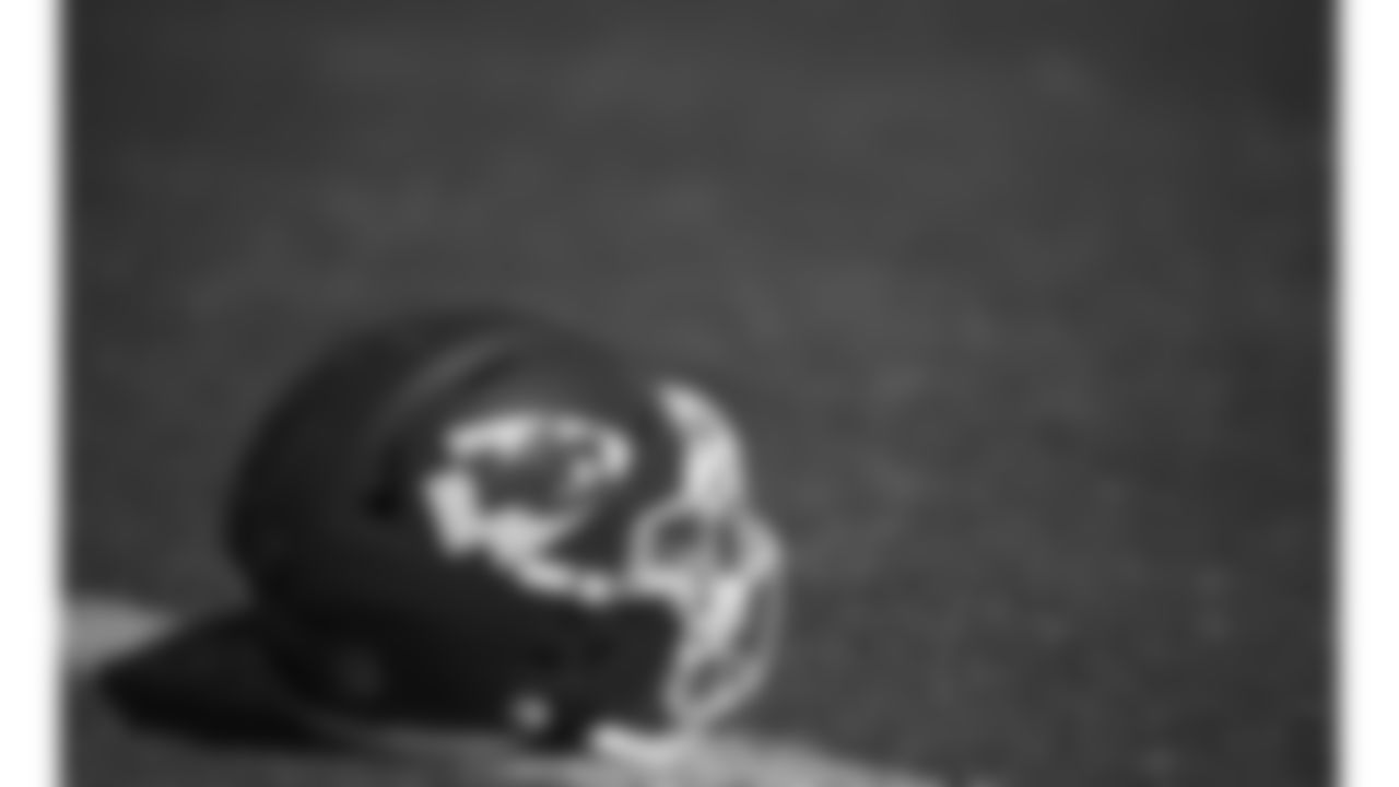 Kansas City Chiefs helmet at Kansas City Chiefs Training Camp in St. Joseph, MO on Wednesday, August 16, 2023.