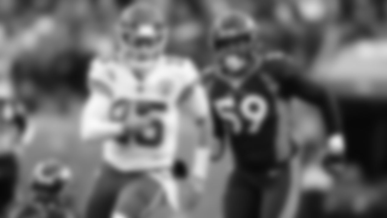 Kansas City Chiefs quarterback Patrick Mahomes (15) during an NFL football game against the Denver Broncos on Saturday, January 8, 2021 in Denver.