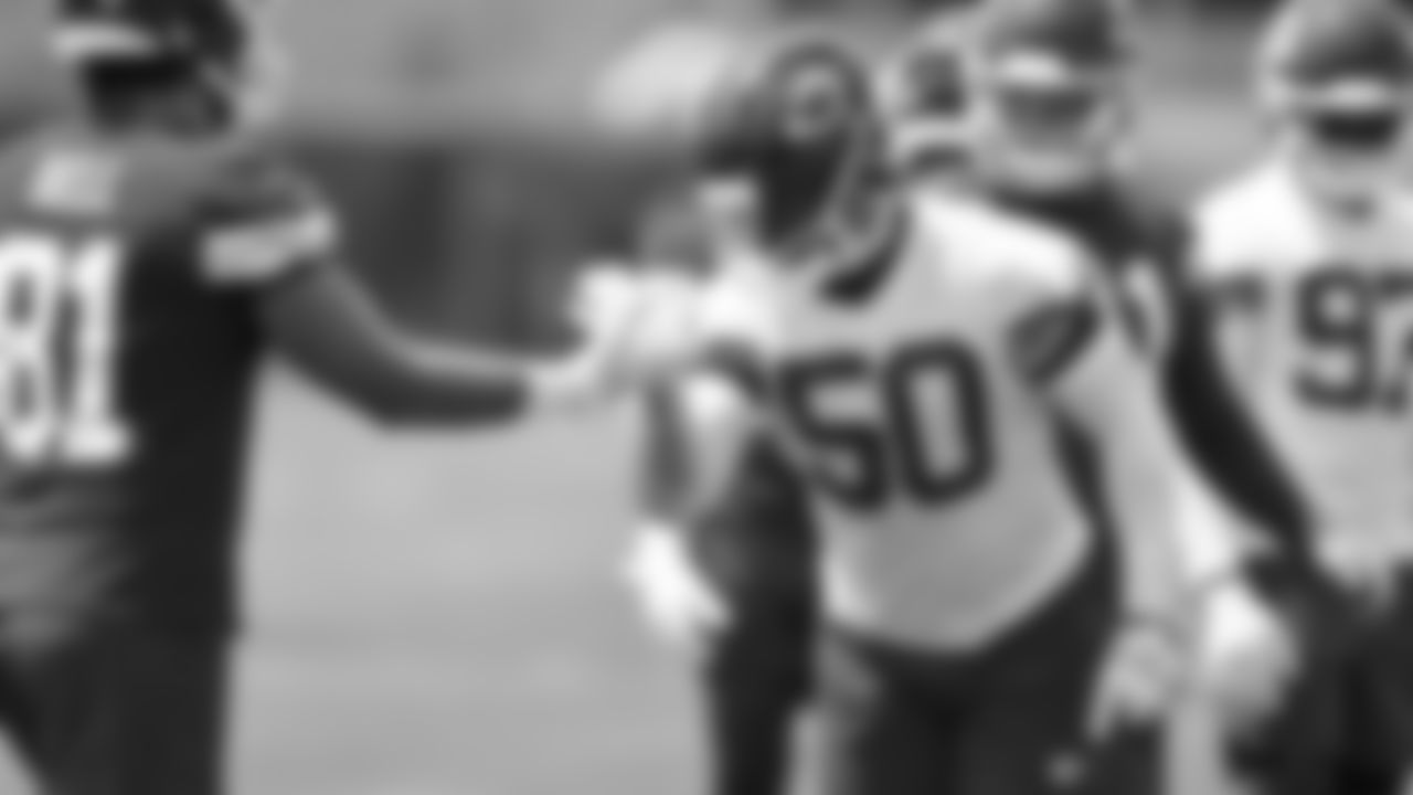 Kansas City Chiefs linebacker Willie Gay Jr. (50) at day 3 of OTAs on Wednesday, May 24th, 2023 in Kansas City Missouri.