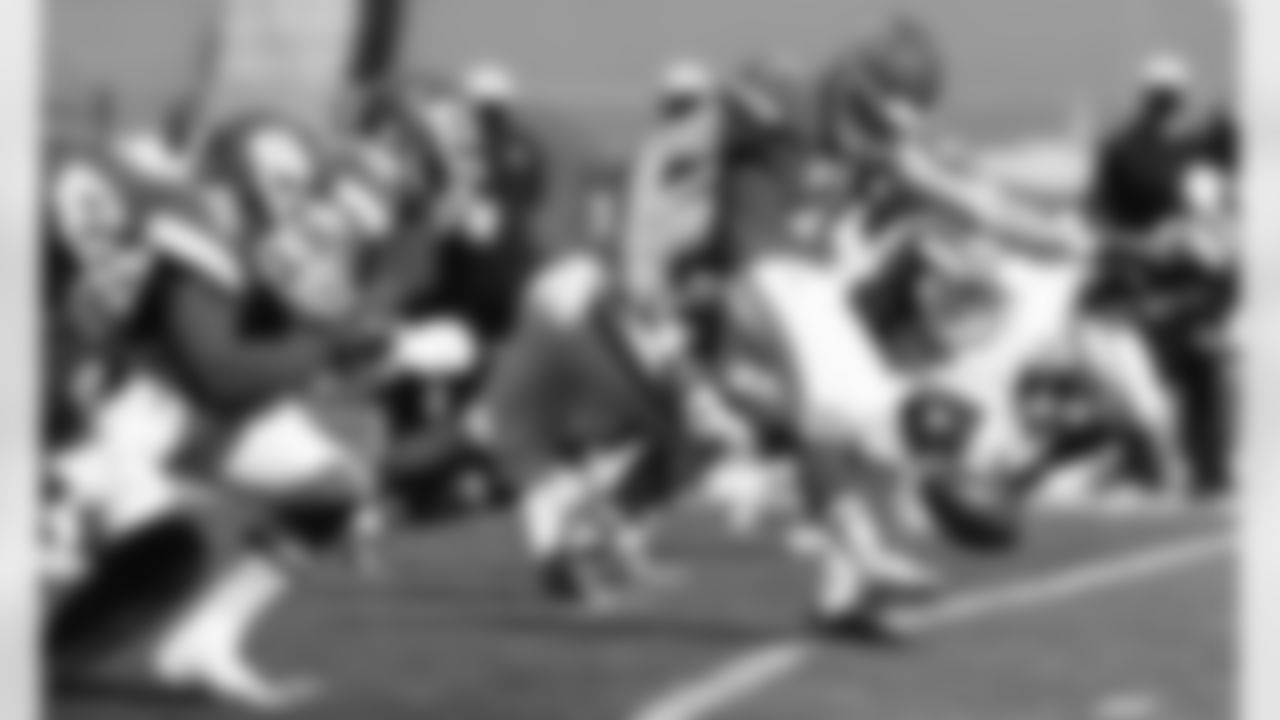 Kansas City Chiefs Kicker Harrison Butker (7) kicks off during an NFL football game against the Las Vegas Raiders, Sunday, Oct. 11, 2020 in Kansas City. (Steve Sanders/Kansas City Chiefs via AP)