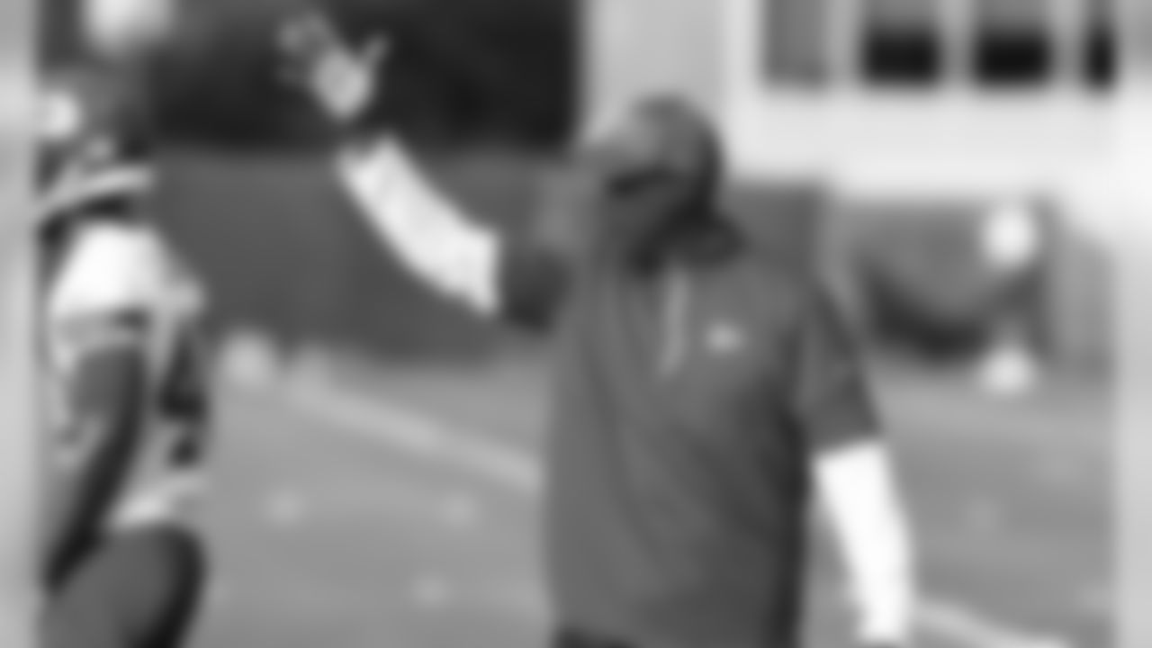 Kansas City Chiefs Cornerbacks Coach Sam Madison during practice on Saturday at The University Of Kansas Training Facility on August 8, 2020.