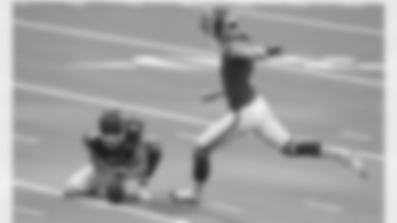 Kansas City Chiefs punter Tommy Townsend (5) and kicker Harrison Butker (7) during the game between the Kansas City Chiefs and the Los Angeles Chargers at SoFi Stadium on September 20, 2020