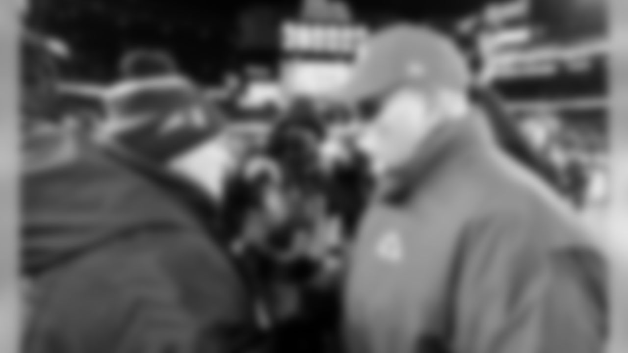 Kansas City Chiefs Head Coach Andy Reid and Patriots Head Coach Bill Belichick after the game between the Kansas City Chiefs and the New England Patriots on December 8, 2019.