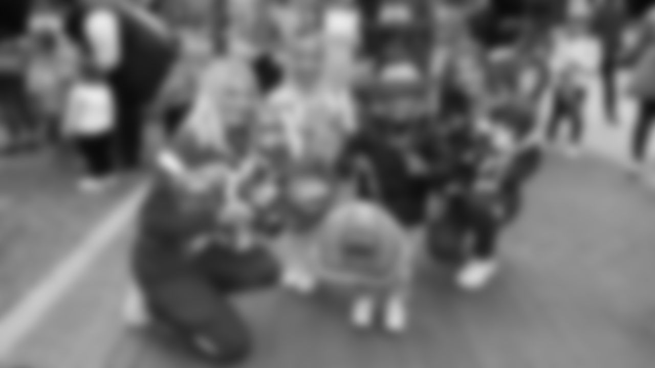 The Kansas City Chiefs visited the Deanna Rose Children's Farmstead on October 15, 2023.