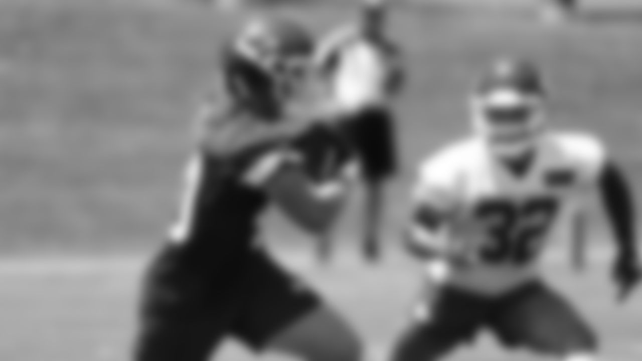 The Kansas City Chiefs participate in the eight practice of OTA''s.