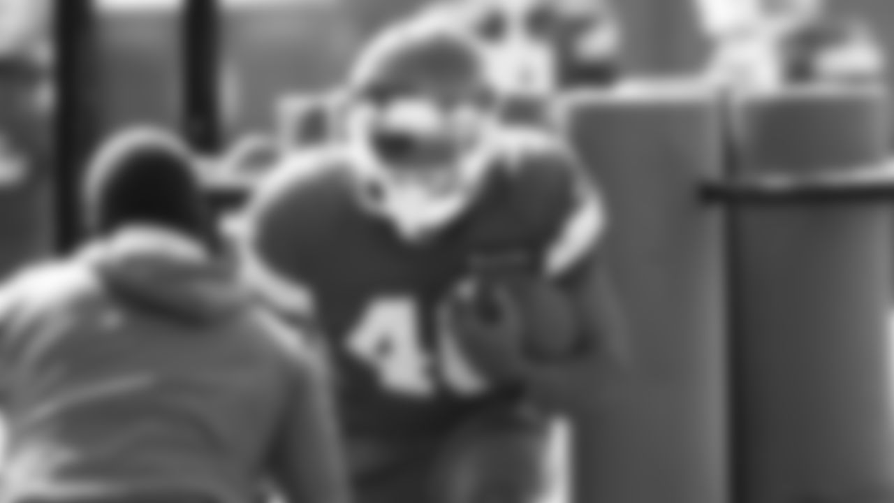 Kansas City Chiefs running back Derrick Gore (40) during practice on Wednesday October 6, 2021.