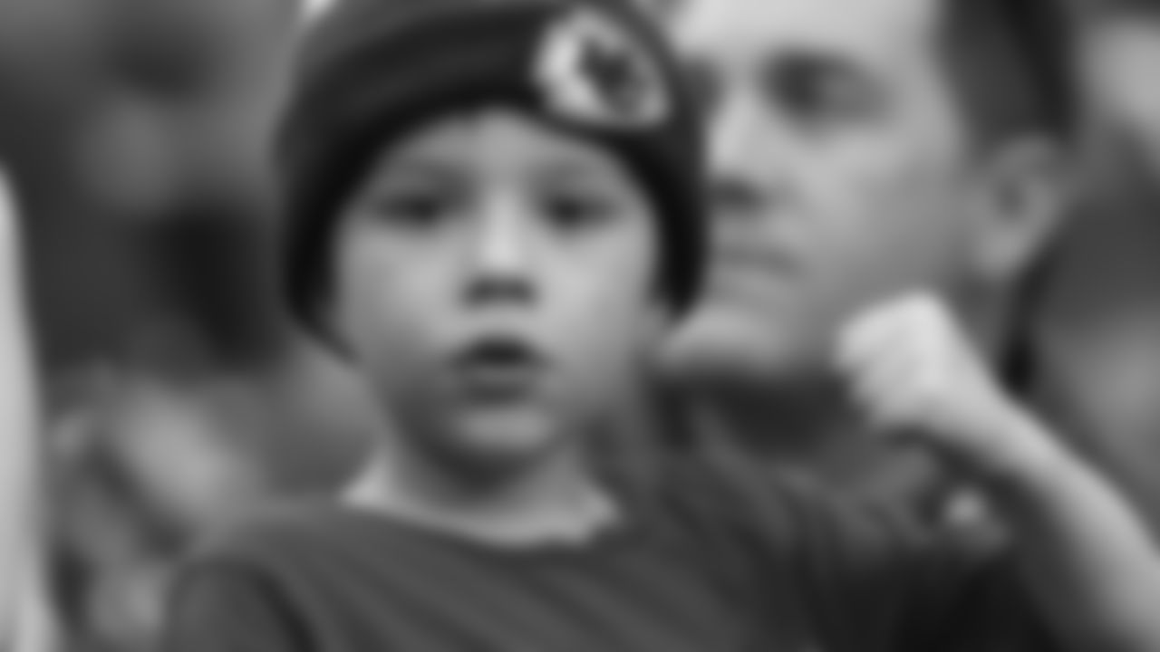 A Kansas City Chiefs fan during an NFL football game against the Houston Texans, Sunday, December 18, 2022 in Houston.