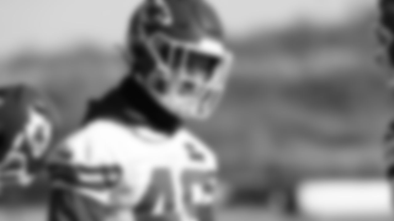 Kansas City Chiefs defensive back Daniel Sorensen (49) at practice in preparation for week eighteen against the Denver Broncos.