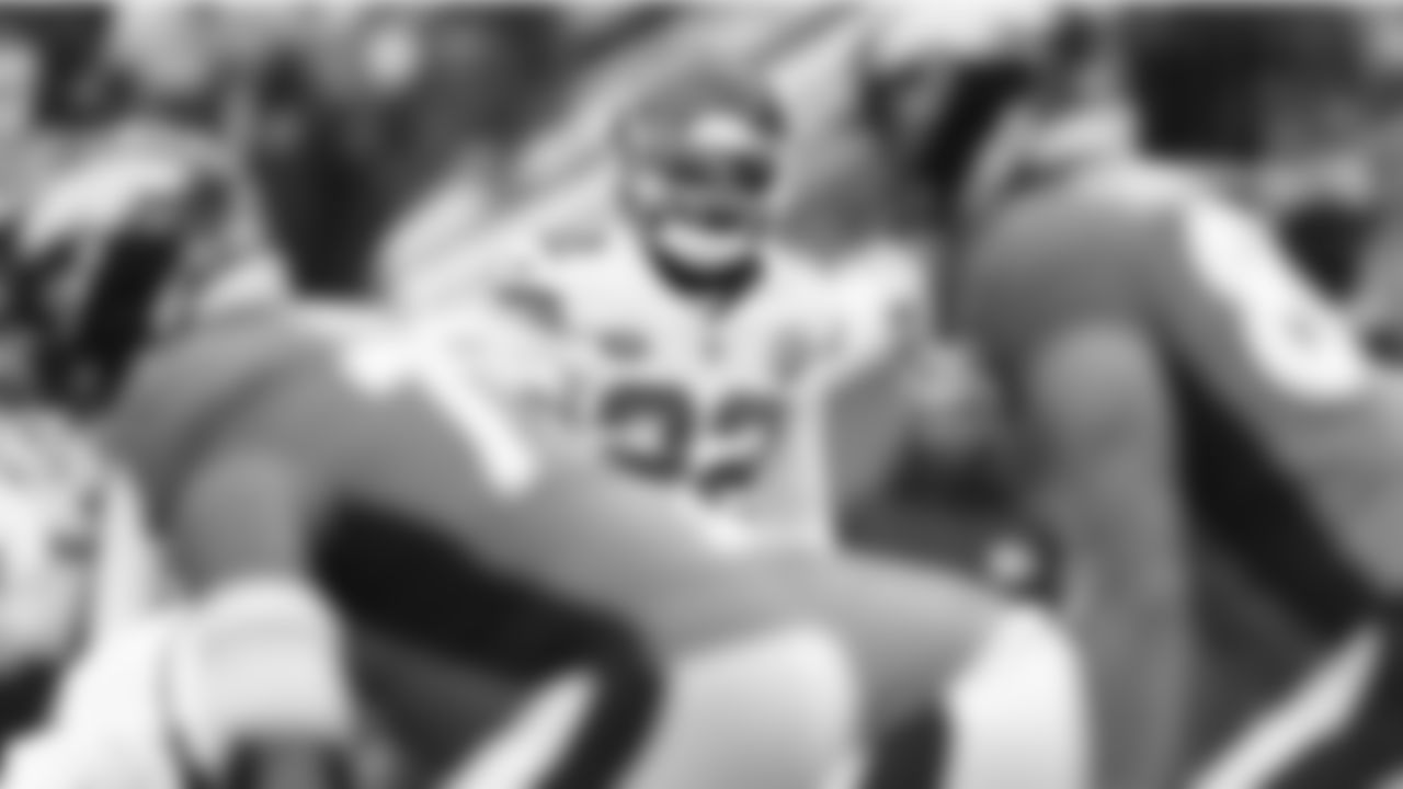 Kansas City Chiefs cornerback Trent McDuffie (22) in action during the NFL Week 8 matchup against the Denver Broncos at Empower Field at Mile High in Denver, Colorado on October 29, 2023.