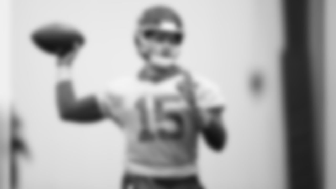The Kansas City Chiefs practice on Wednesday January 22, 2020 in preparation for Super Bowl LIV.