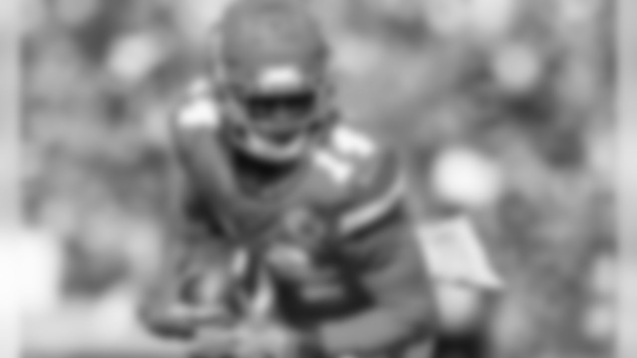 Kansas City Chiefs Wide Receiver Sammy Watkins (14) during the football game between the Kansas City Chiefs and the Minnesota Vikings at Arrowhead Stadium on November 3, 2019.
