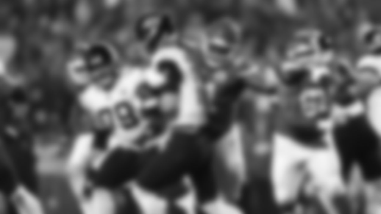 Kansas City Chiefs nose tackle Derrick Nnadi (91) sacks quarterback Trevor Lawrence (16) during an NFL football game against the Jacksonville Jaguars, Saturday January 21, 2023 in Kansas City.