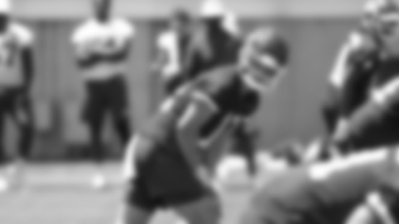 The Kansas City Chiefs participate in the eight practice of OTA''s.