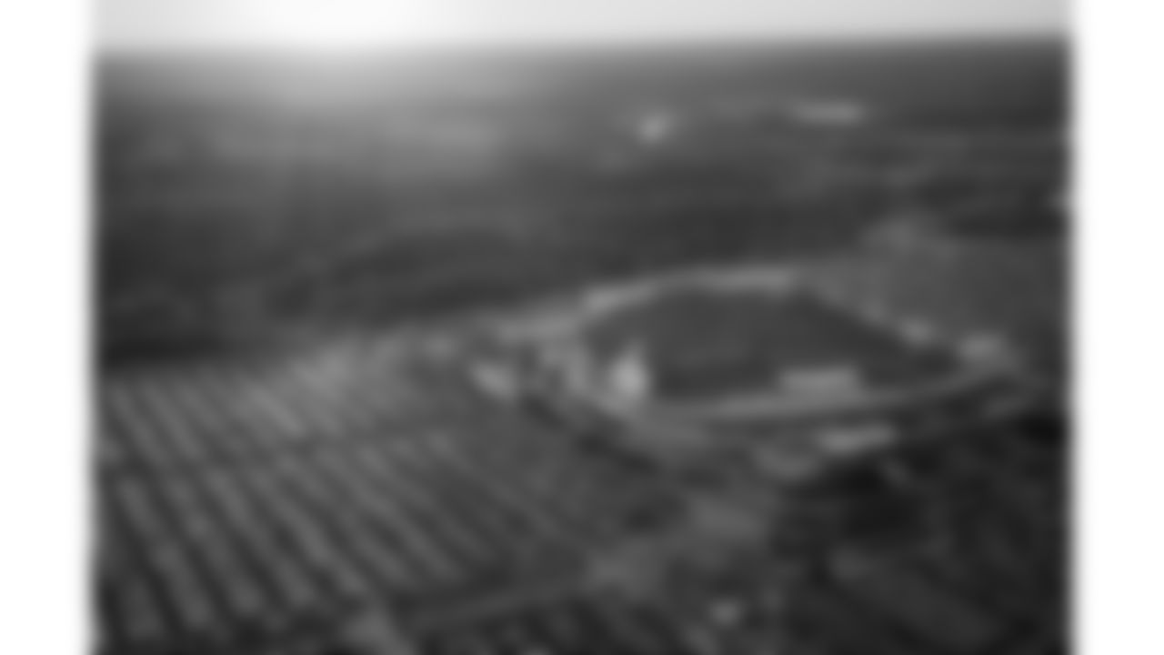 A view of GEHA Field at Arrowhead Stadium at sunset during an NFL football game against the Green Bay Packers, Sunday, November 7, 2021 in Kansas City.