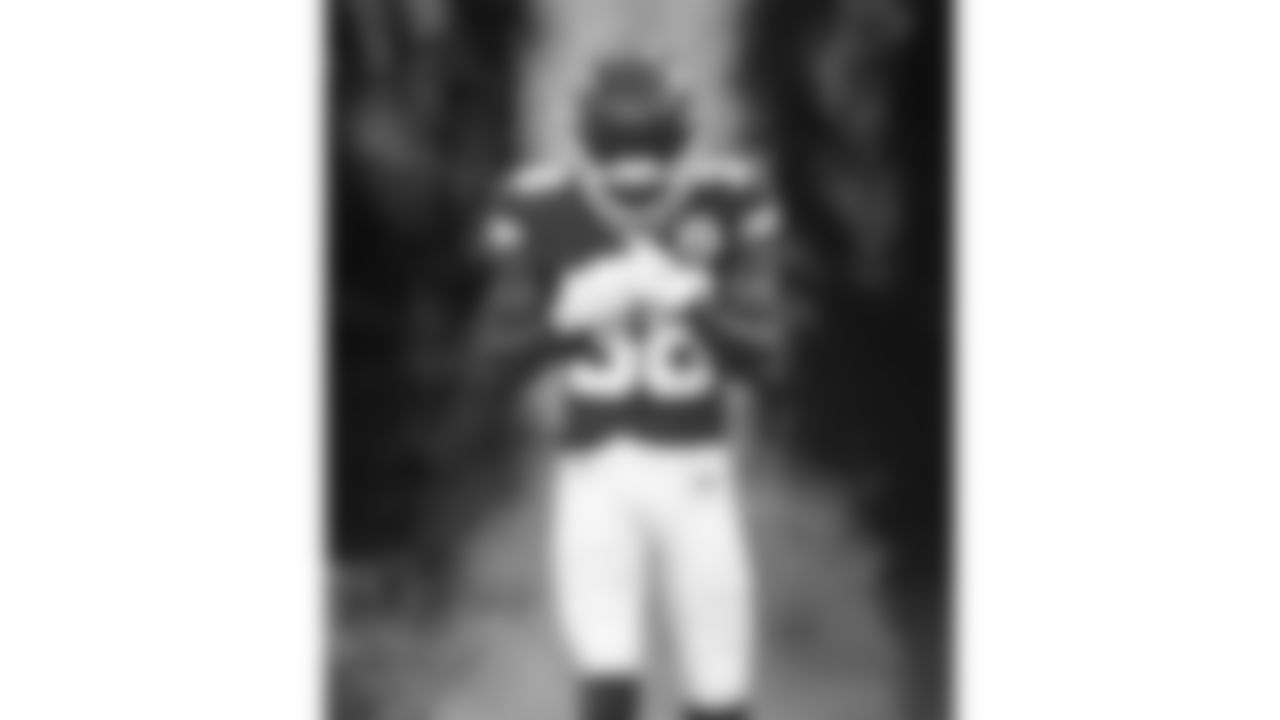 Kansas City Chiefs safety L'Jarius Sneed (38) during introductions prior to an NFL football game against the Dallas Cowboys, Sunday, November 21, 2021 in Kansas City.