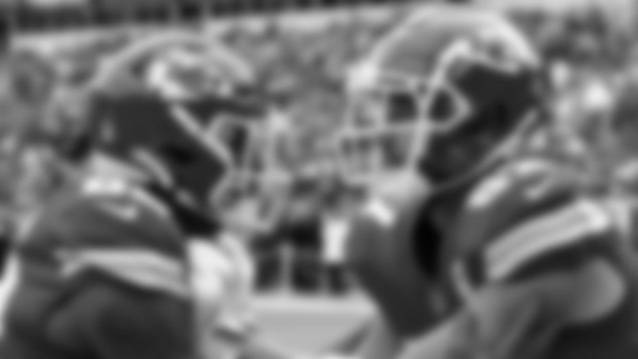 Kansas City Chiefs face off against the Buffalo Bills at GEHA Field at Arrowhead Stadium on October 16, 2022.