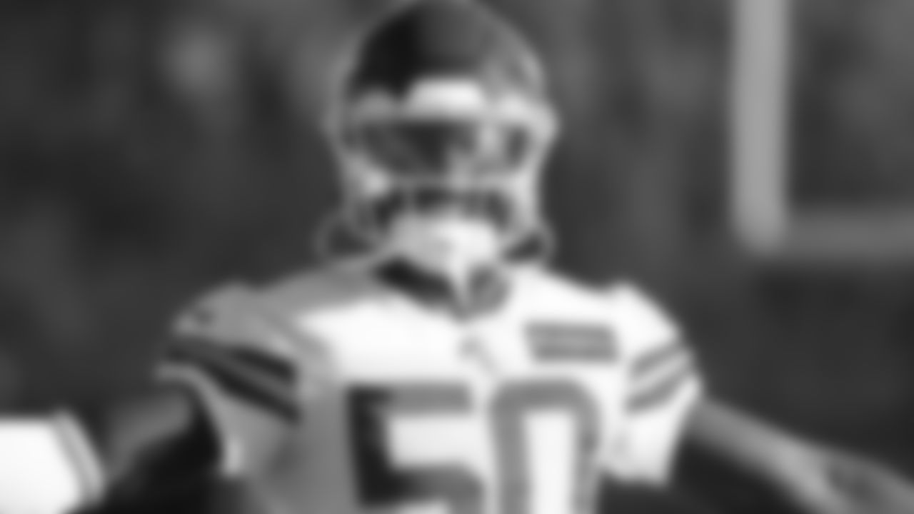 Kansas City Chiefs linebacker Willie Gay Jr. (50) at practice in preparation for week fourteen against the Las Vegas Raiders.