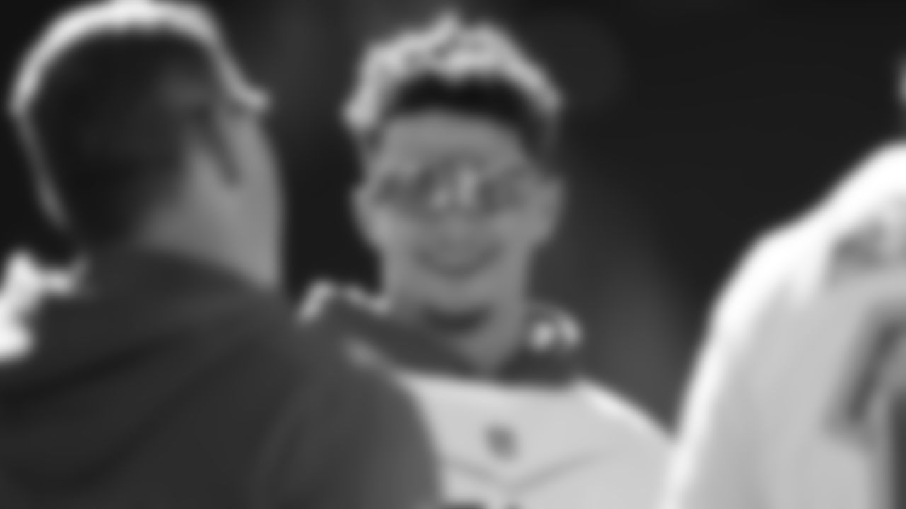 Kansas City Chiefs quarterback Patrick Mahomes (15) during the 2022 NFL Pro Bowl practice on Thursday February 3, 2022