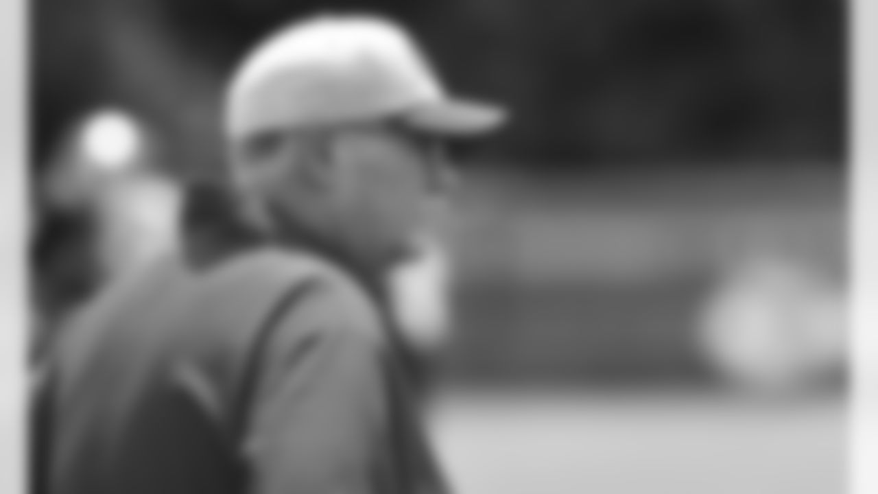 Kansas City Chiefs head coach Andy Reid during phase 3 workouts at the The University of Kansas Health System Training Complex.