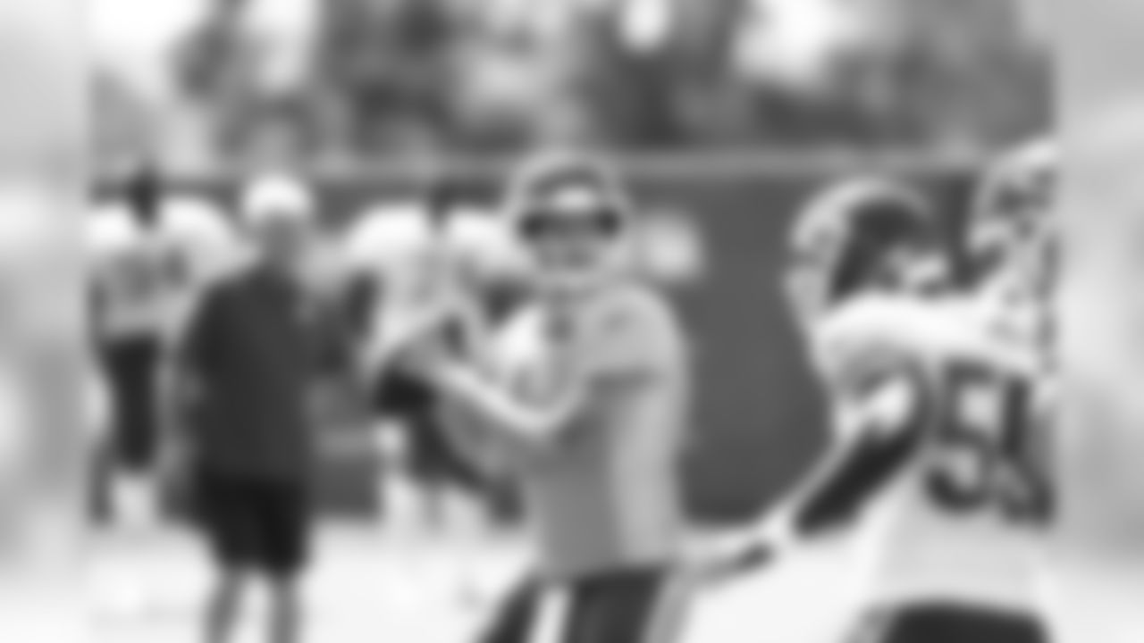 Kansas City Chiefs quarterback Chad Henne (4) during practice on September 12, 2018.