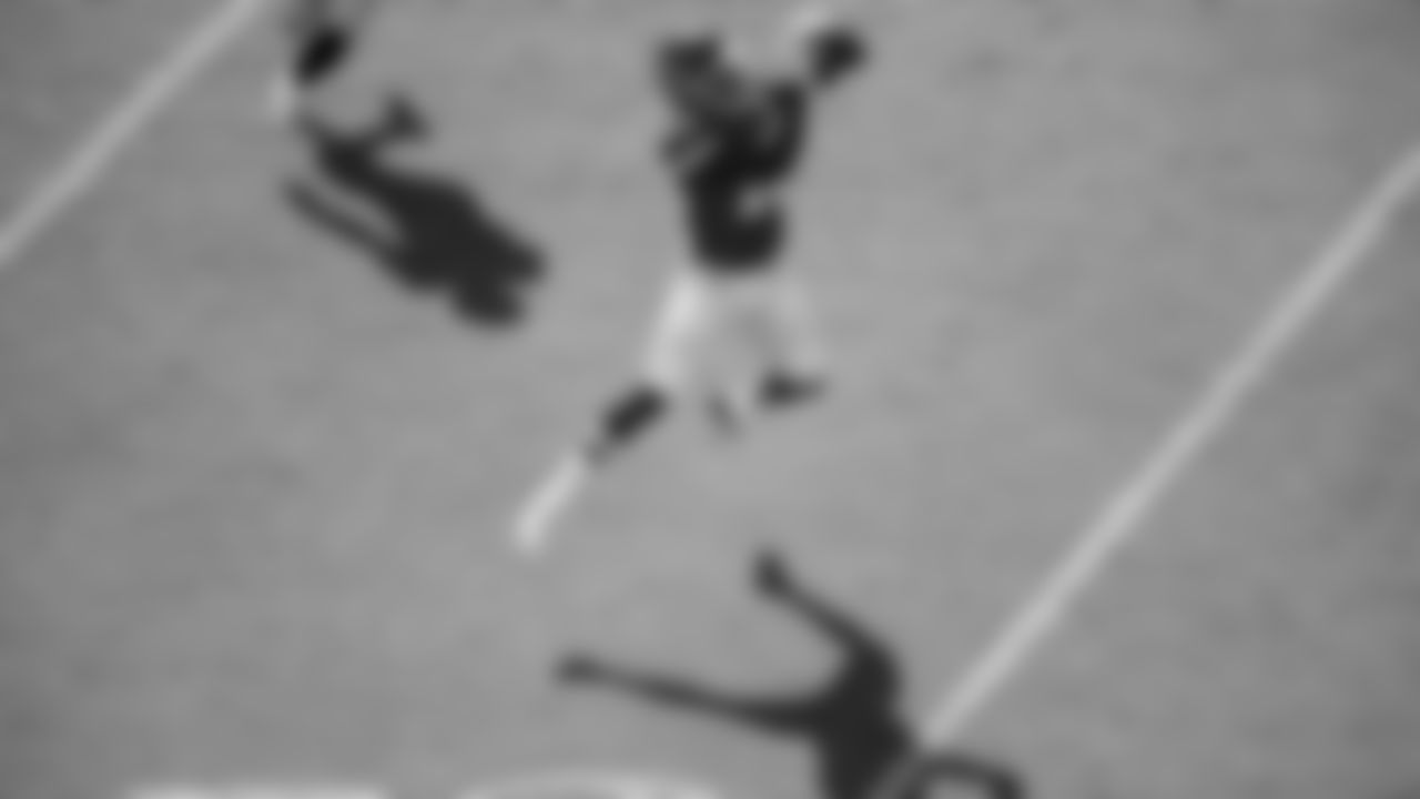 Kansas City Chiefs wide receiver Byron Pringle (13) jumps to catch a pass during an NFL football game against the Las Vegas Raiders, Sunday, Oct. 11, 2020 in Kansas City.