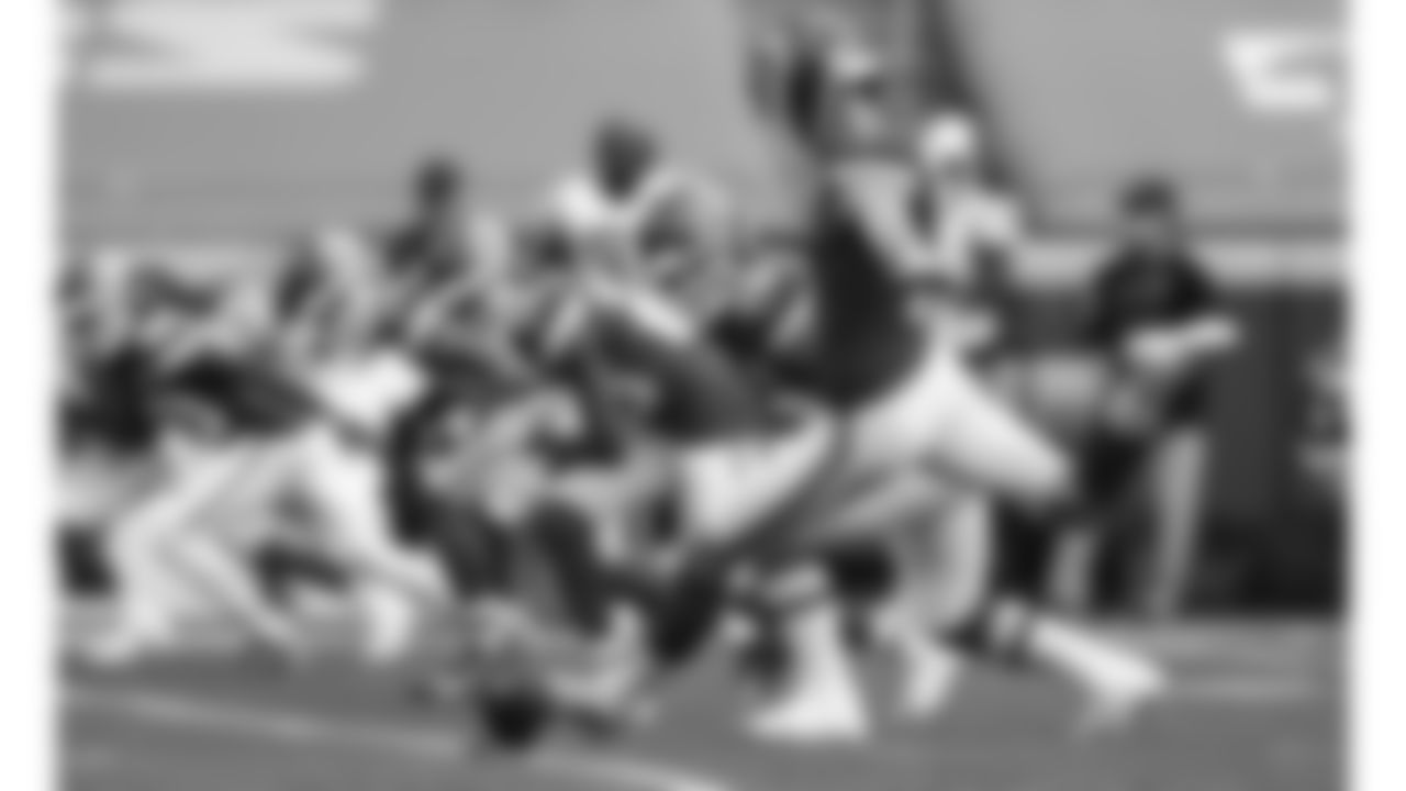 Kansas City Chiefs Kicker Harrison Butker (7) kicks off during an NFL Football game against the Carolina Panthers, Sunday November 8, 2020 in Kansas City.