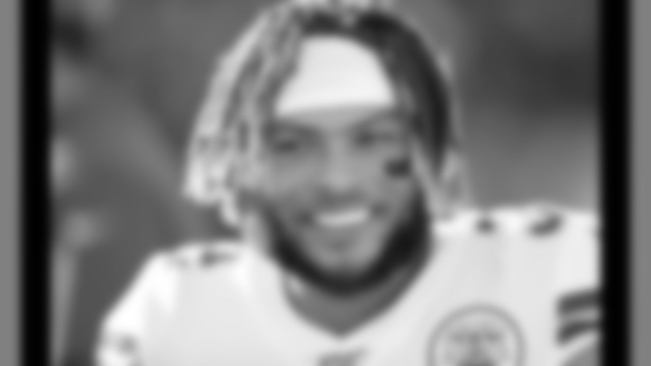 Kansas City Chiefs Safety Tyrann Mathieu (32) during the football game between the Kansas City Chiefs and the Tennessee Titans at Nissan Stadium on November 10, 2019.