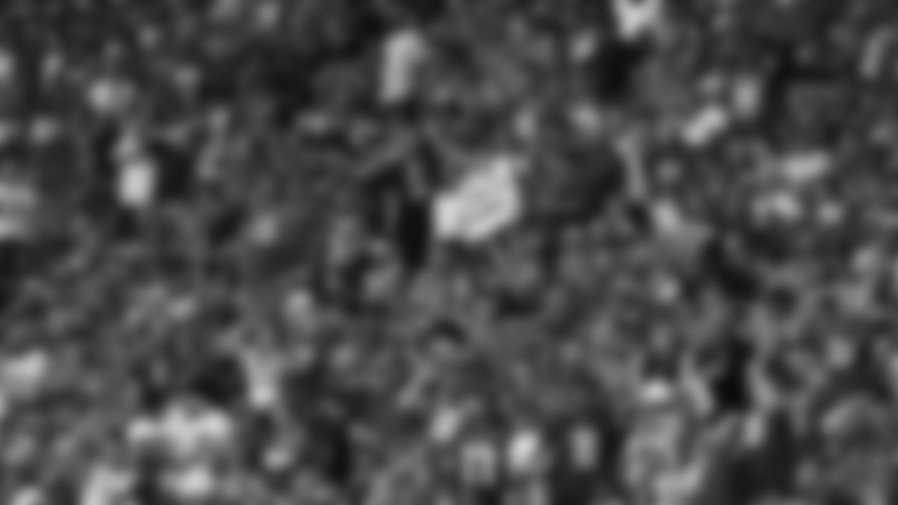 Kansas City Chiefs fans during an NFL football game against the Arizona Cardinals in Phoenix, Arizona on September 11, 2022.