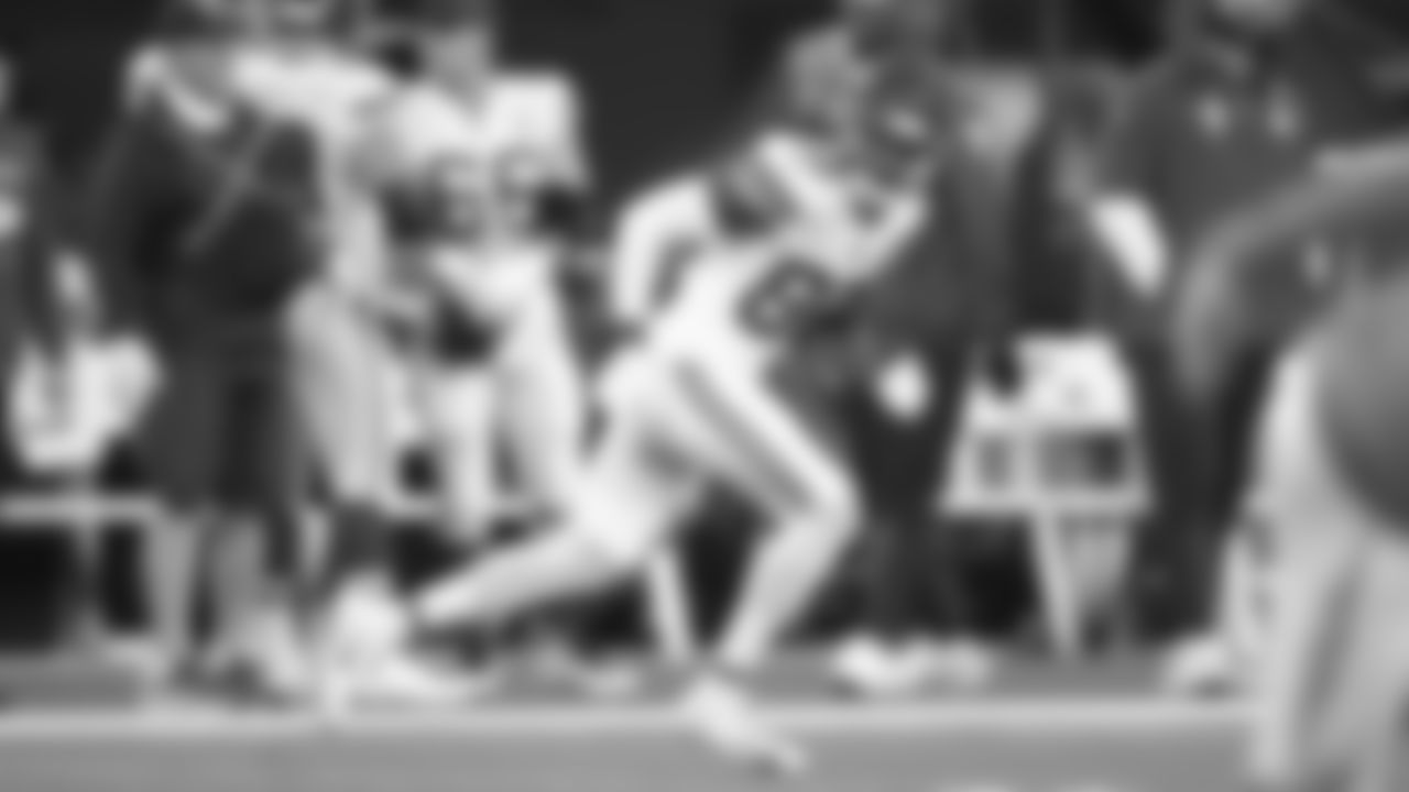 Kansas City Chiefs tight end Daurice Fountain (82) during an NFL football game against the Los Angeles Chargers on Thursday, December 16, 2021 in Los Angeles.