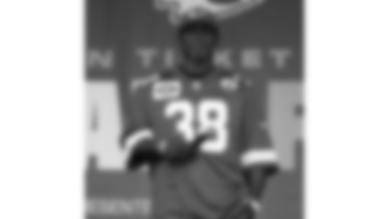 Kimble Anders during the 2022 Draft Fest on Saturday, April 30, 2022, at GEHA Field at Arrowhead Stadium.