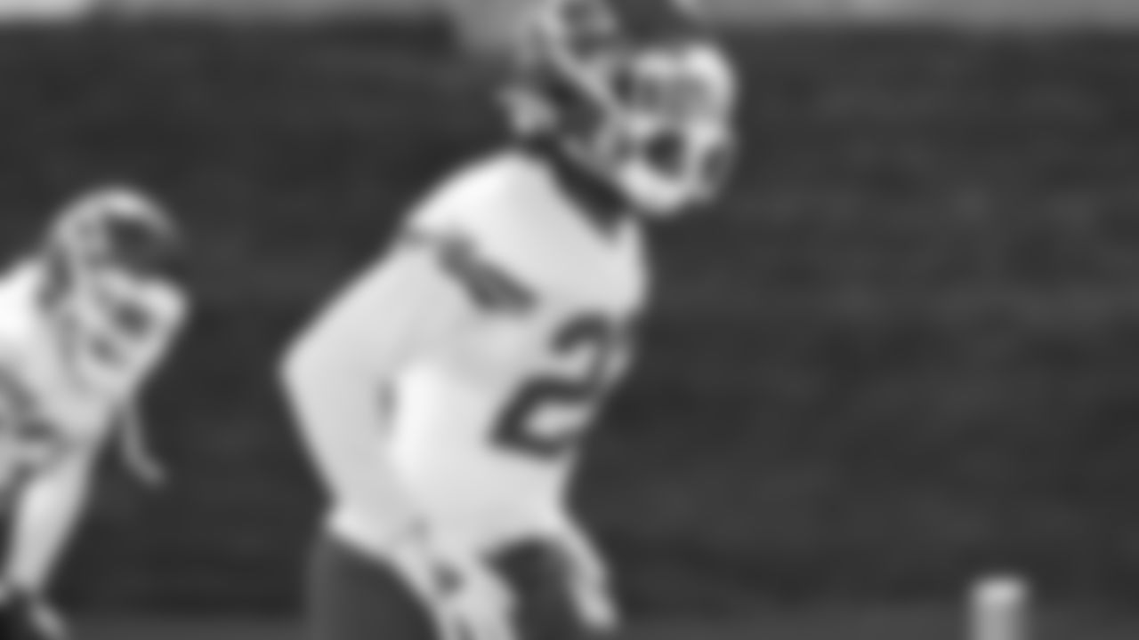 Kansas City Chiefs Defensive Back Juan Thornhill (22) during Week 6 preparation for the Buffalo Bills.
