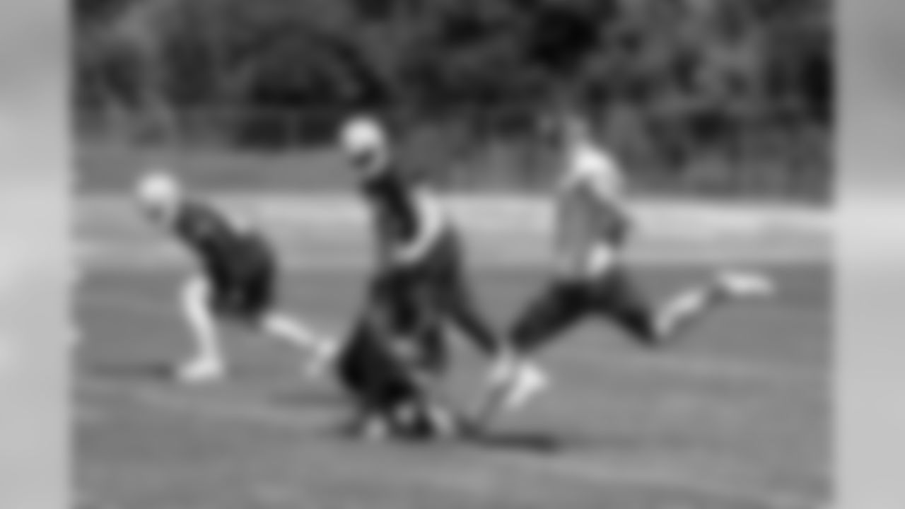Kansas City Chiefs kicker Harrison Butker (7) during practice on 8/27/18