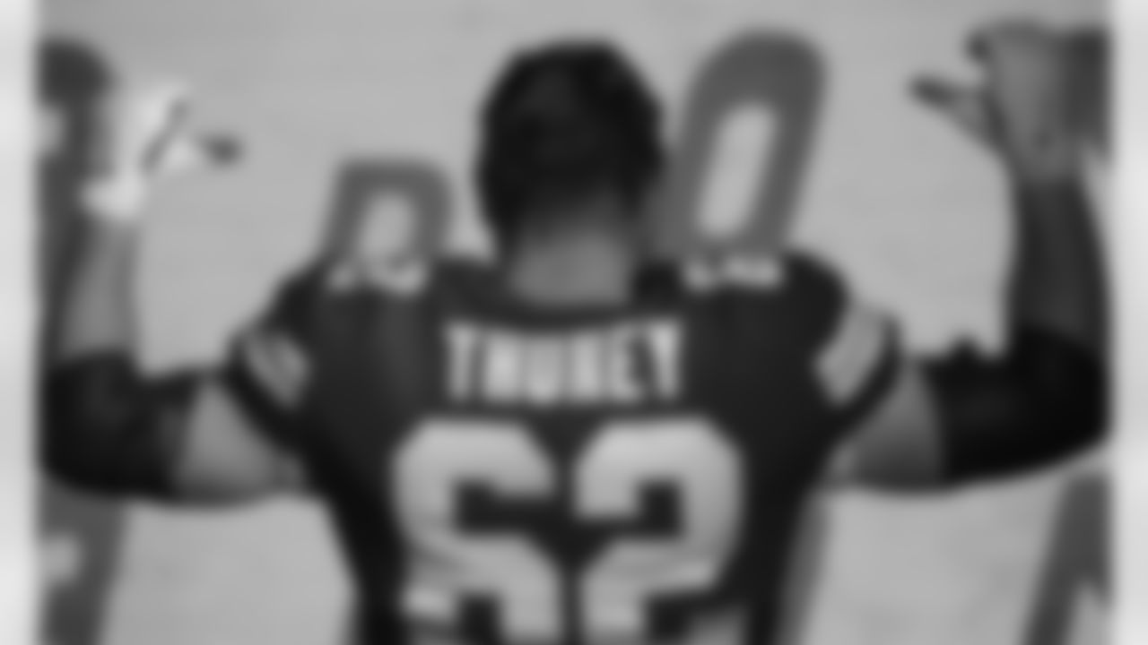 Kansas City Chiefs offensive tackle Joe Thuney (62) during the Kansas City Chiefs Media Production Day 2021.