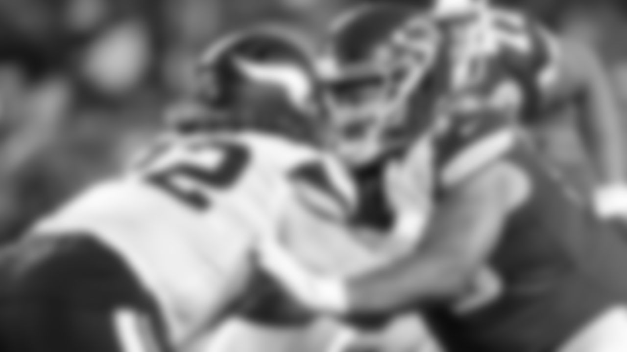 Kansas City Chiefs offensive guard Nick Allegretti (73) during an NFL preseason football game against the Minnesota Vikings, Friday, August 27, 2021 in Kansas City.