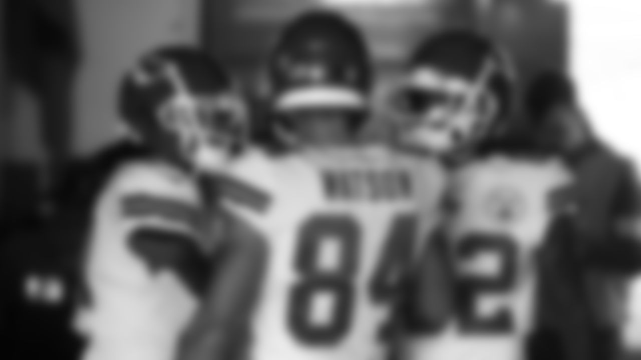 Kansas City Chiefs wide receiver Justin Watson (84) in the tunnel prior to an NFL football game against the Denver Broncos, Sunday, December 11, 2022 in Denver.