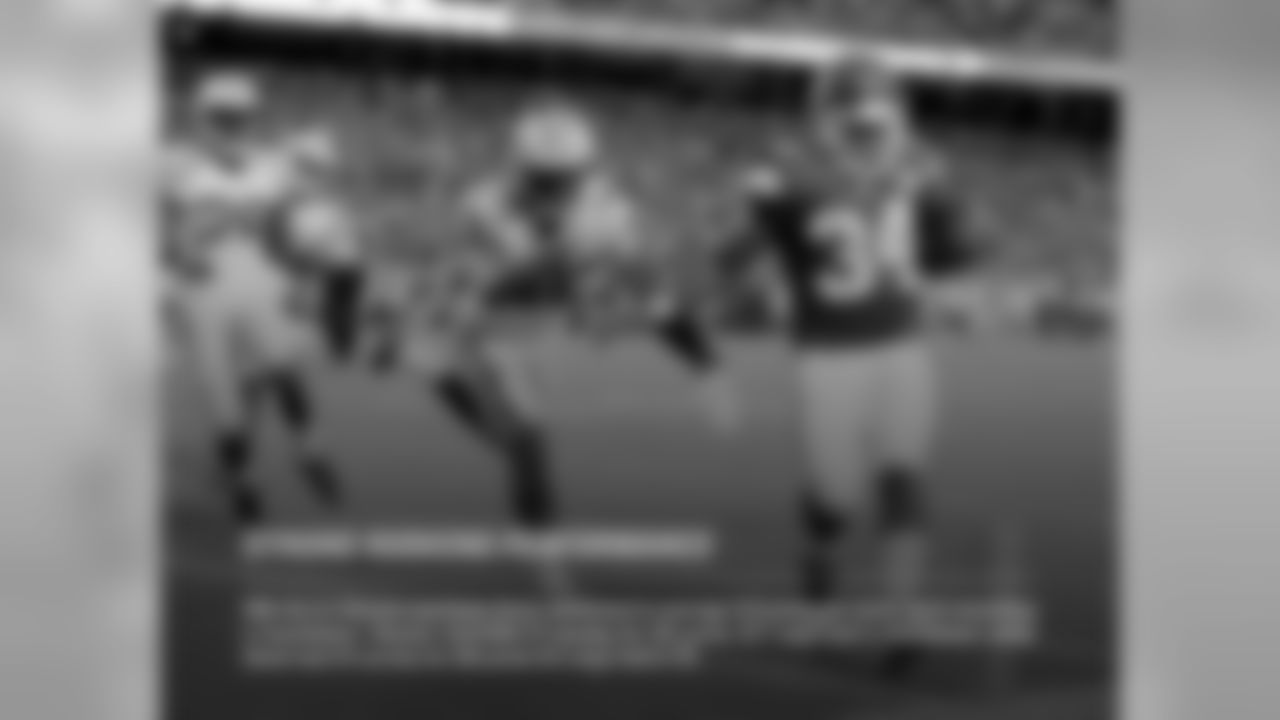 STRONG RUSHING PERFORMANCE: RBs Darrin Reaves and Knile Davis combined to average 3.9 yards per carry, each recording a touchdown. Reaves recorded 17 carries for 63 yards (3.7 avg.) and a touchdown while Davis had 14 carries for 58 yards (4.1 avg.) and a TD.