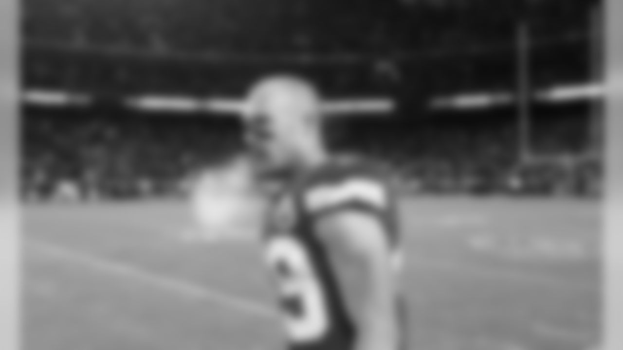 Kansas City Chiefs Safety Daniel Sorensen (49) after the game between The Kansas City Chiefs and The Houston Texans in the Divisional Playoff game at Arrowhead Stadium on January 12, 2019.