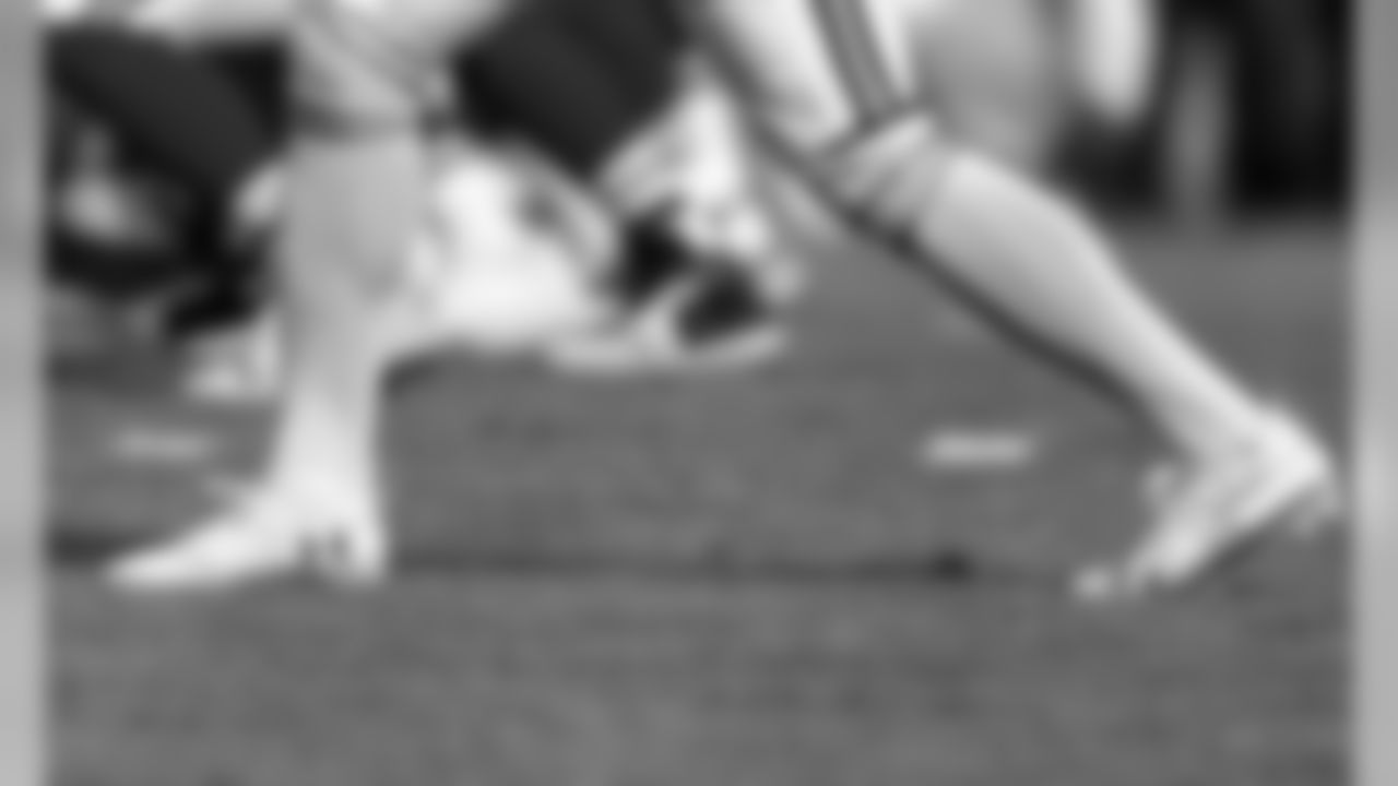 Under Armor Shoes during the football game between the Kansas City Chiefs and the Minnesota Vikings at Arrowhead Stadium on November 3, 2019.