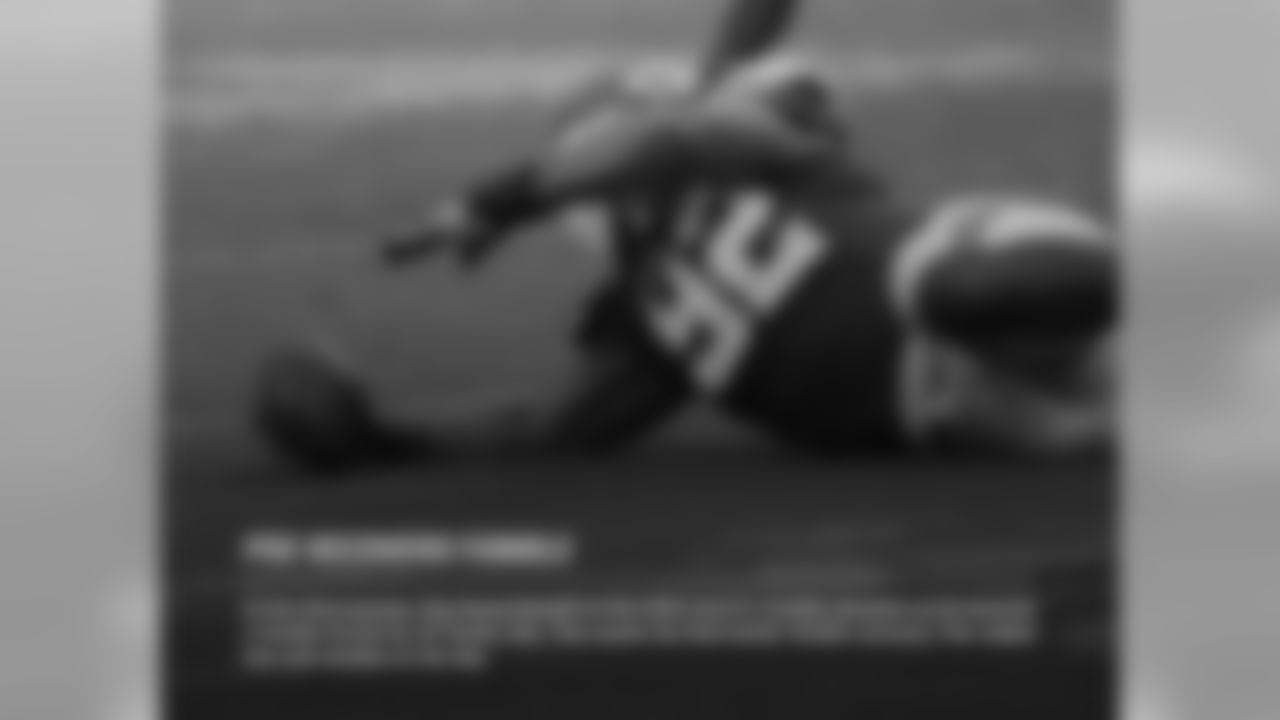 POE RECOVERS FUMBLE: In the third quarter, Poe found himself on the other end of a fumble situation as he secured a fumble forced by LB Tamba Hali. This marks his first-career fumble recovery. Poe added two solo tackles on the day.