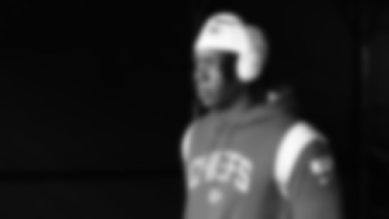 Kansas City Chiefs linebacker Darius Harris (47) prior to an NFL football game against the Denver Broncos, Sunday, December 11, 2022 in Denver.
