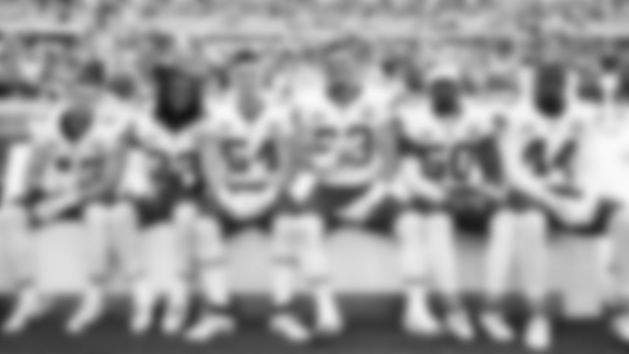 Kansas City Chiefs defensive backs prior to the regular season Week 2 NFL Football Game on Sunday, September 17, 2023 at EverBank Stadium in Jacksonville, FL.