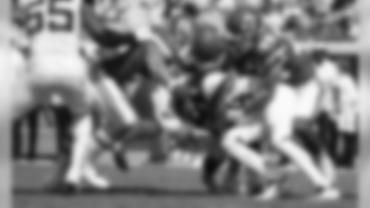 Kansas City Chiefs Fullback Anthony Sherman (42), Linebacker Ben Niemann (56), and Safety Daniel Sorensen (49) during the game between the Kansas City Chiefs and the Jacksonville Jaguars at TIAA Bank Field in Jacksonville, FL.