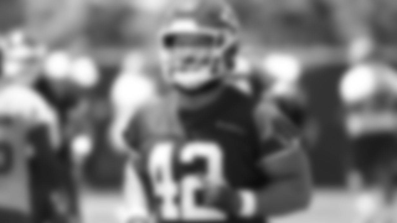 The Kansas City Chiefs participate in the eight practice of OTA''s.