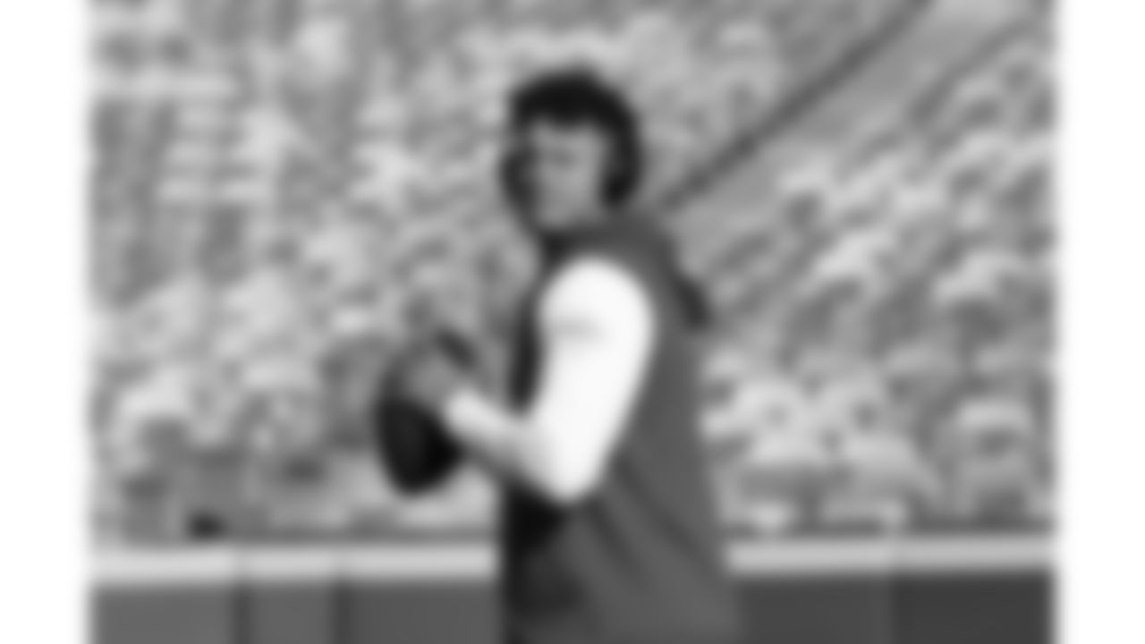 Kansas City Chiefs Quarterback Patrick Mahomes (15) before the game between the game between the Kansas City Chiefs and the Houston Texans on October 13, 2019 at Arrowhead Stadium.