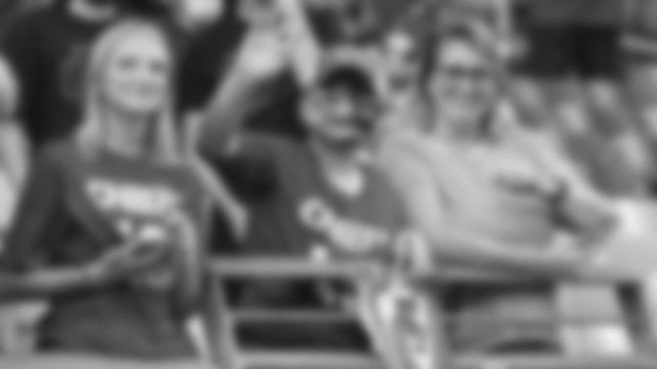 Kansas City Chiefs fans during pregame of preseason game two against the Arizona Cardinals, Friday, Aug. 20th, 2021.